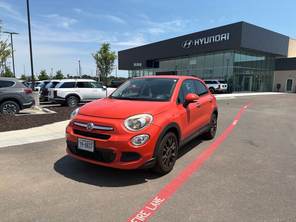 Arancio (Orange) 2016 FIAT 500X SUV / Crossover Front-Wheel Drive 9-Speed Automatic
