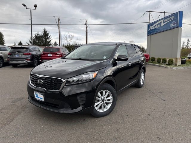 Ebony Black 2019 Kia Sorento LX FWD SUV / Crossover Front-Wheel Drive 6-Speed Automatic