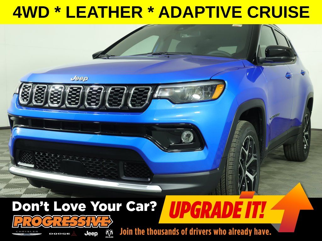 Hydro Blue Pearlcoat 2026 Jeep Compass SUV / Crossover Four-Wheel Drive 8-Speed Automatic