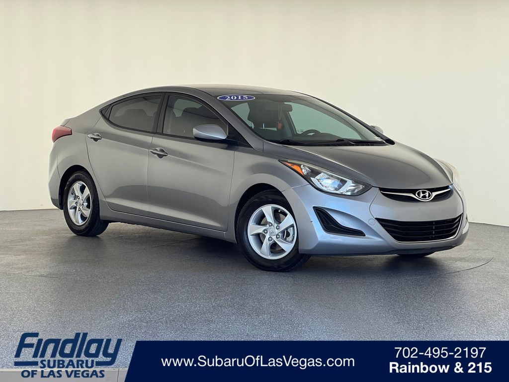 Titanium Gray Metallic 2015 Hyundai Elantra Sedan Front-Wheel Drive 6-Speed Manual