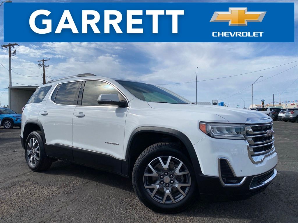 Summit White 2023 GMC Acadia SUV / Crossover Front-Wheel Drive 9-Speed Automatic