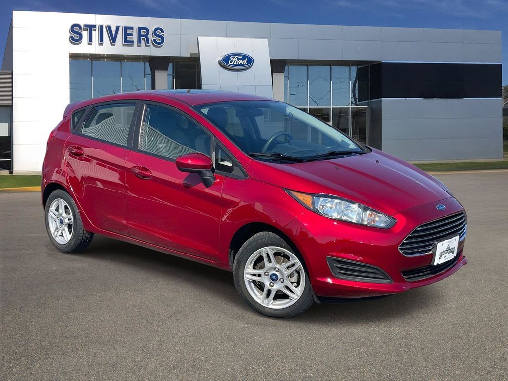 Ruby Red Metallic 2017 Ford Fiesta Hatchback Front-Wheel Drive 6-Speed Automatic