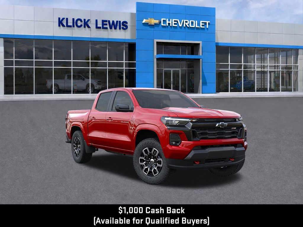 2026 Chevrolet Colorado Z71 Red at Klick Lewis Buick Chevrolet