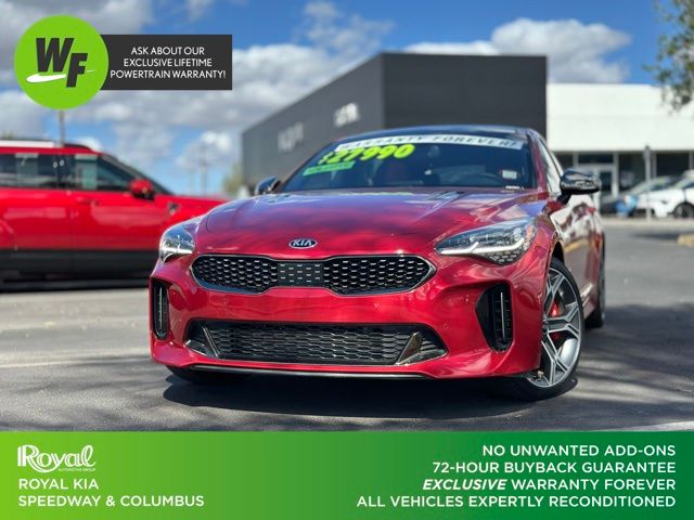 HiChroma Red 2018 Kia Stinger GT1 RWD Sedan Rear-Wheel Drive 8-Speed Automatic