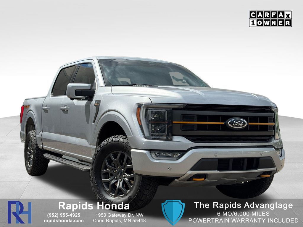 Iconic Silver Metallic 2023 Ford F-150 Pickup Truck Four-Wheel Drive Automatic