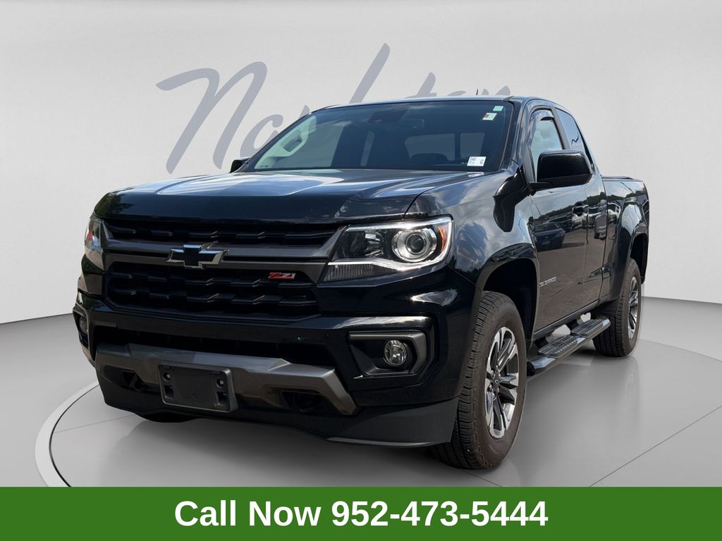 Black 2021 Chevrolet Colorado Pickup Truck Four-Wheel Drive 8-Speed Automatic