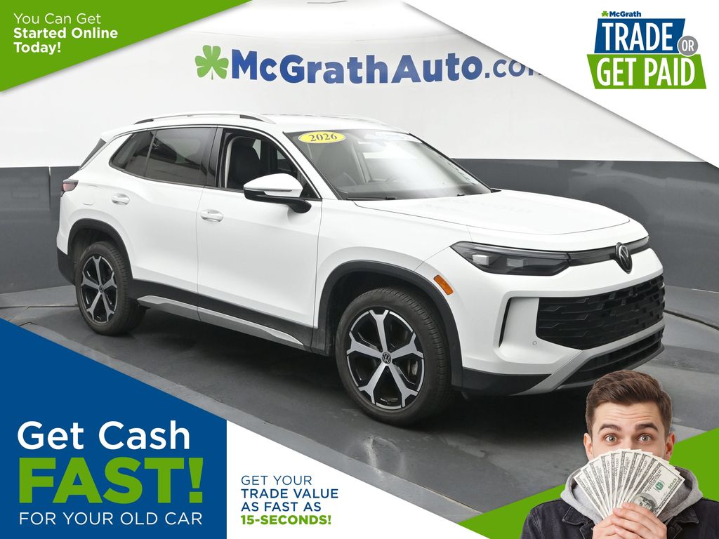 White 2026 Volkswagen Tiguan SUV / Crossover All-Wheel Drive 8-Speed Automatic