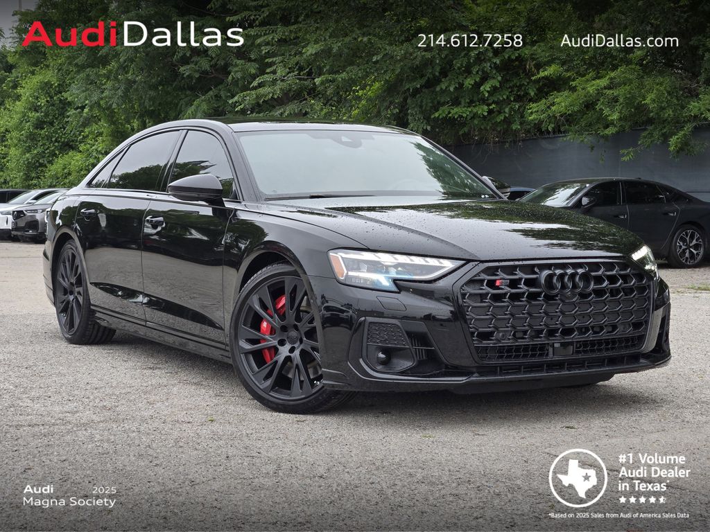 Black 2026 Audi S8 4.0T quattro Sedan All-Wheel Drive 8-Speed Automatic