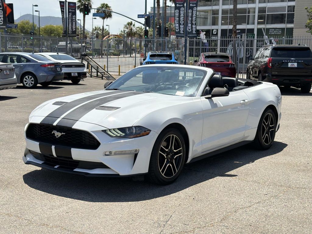 Oxford White 2020 Ford Mustang Convertible Rear-Wheel Drive Automatic