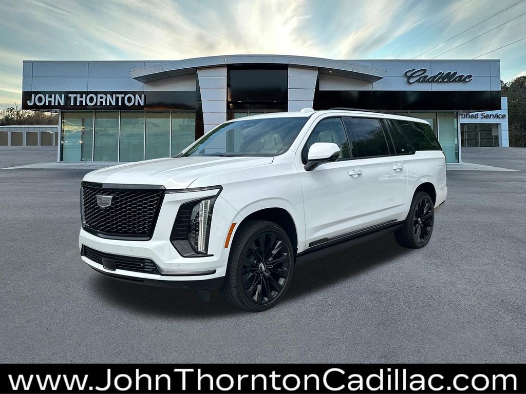 Vibrant White Tricoat 2026 Cadillac Escalade ESV SUV / Crossover Four-Wheel Drive 