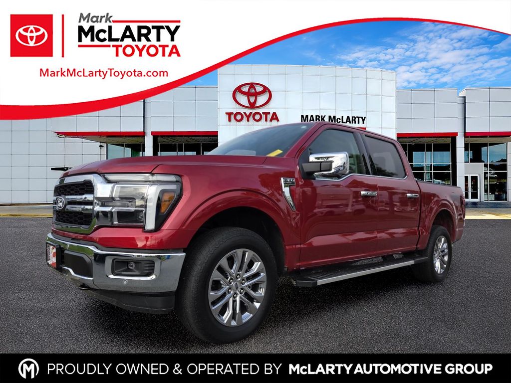 Red Metallic 2025 Ford F-150 Pickup Truck Four-Wheel Drive Automatic