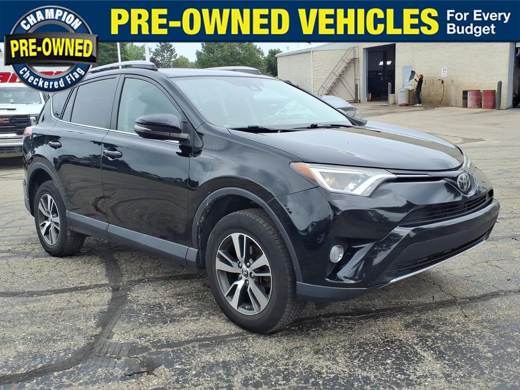 Black 2018 Toyota RAV4 SUV / Crossover All-Wheel Drive 6-Speed Automatic
