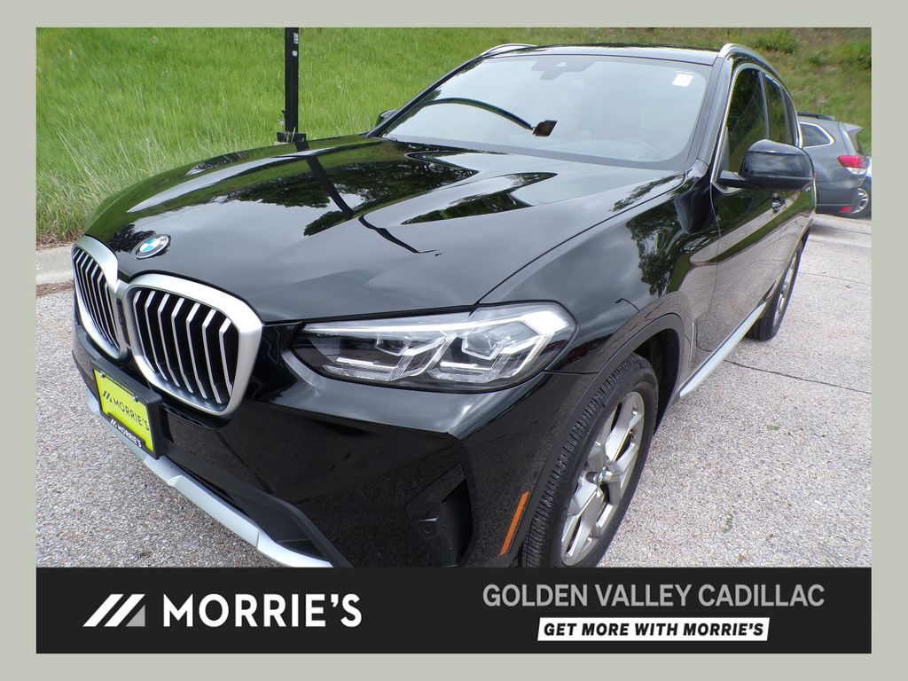 Jet Black 2024 BMW X3 SUV / Crossover All-Wheel Drive 8-Speed Automatic