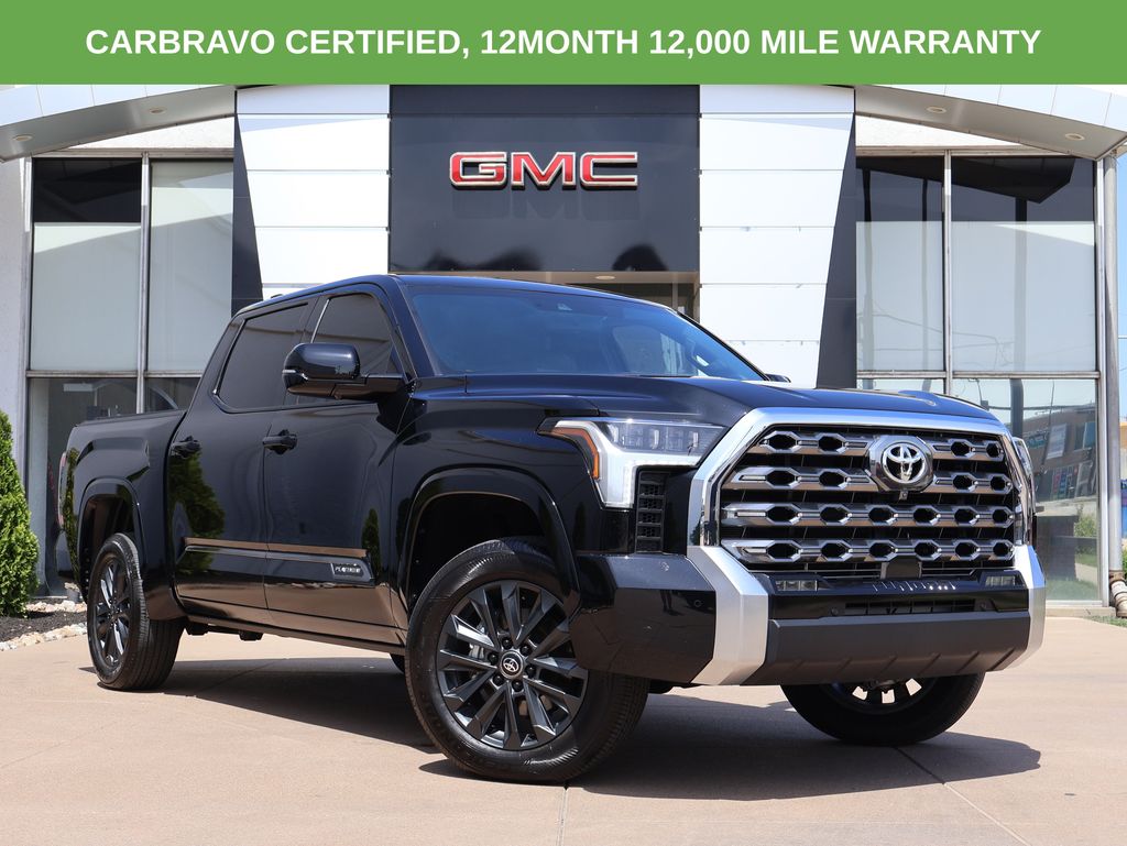 Midnight Black Metallic 2025 Toyota Tundra Pickup Truck Four-Wheel Drive Automatic