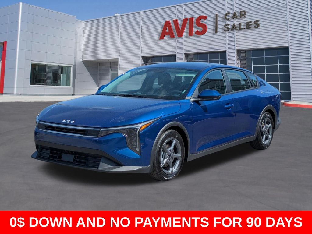 Deep Sea Blue 2025 Kia K4 LXS FWD Sedan Front-Wheel Drive Continuously Variable Transmission