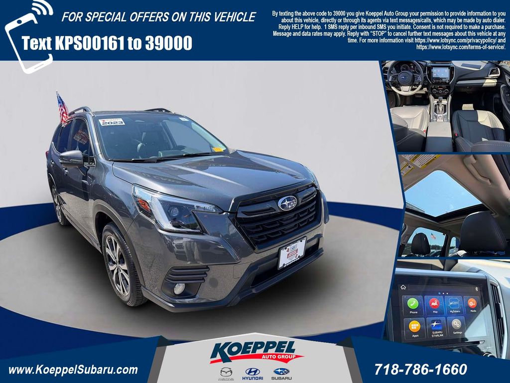 Magnetite Gray Metallic 2023 Subaru Forester SUV / Crossover All-Wheel Drive Continuously Variable Transmission