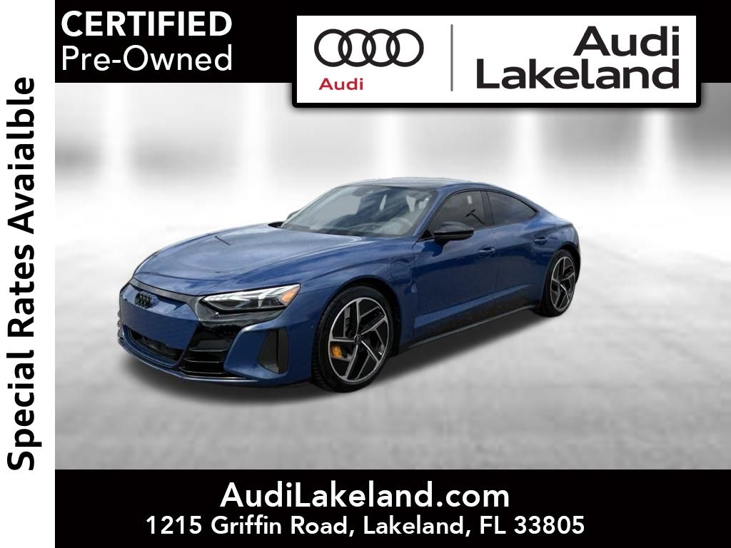 Ascari Blue Metallic 2024 Audi RS e-tron GT quattro AWD Sedan All-Wheel Drive 1-Speed Automatic