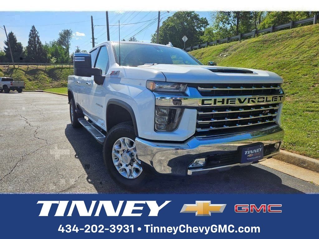 Summit White 2020 Chevrolet Silverado 2500HD LTZ Crew Cab 4WD Pickup Truck Four-Wheel Drive Automatic
