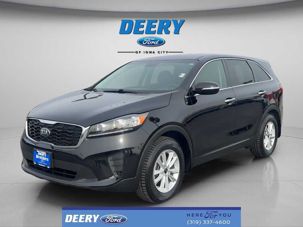 Ebony Black 2019 Kia Sorento L FWD SUV / Crossover Front-Wheel Drive 6-Speed Automatic