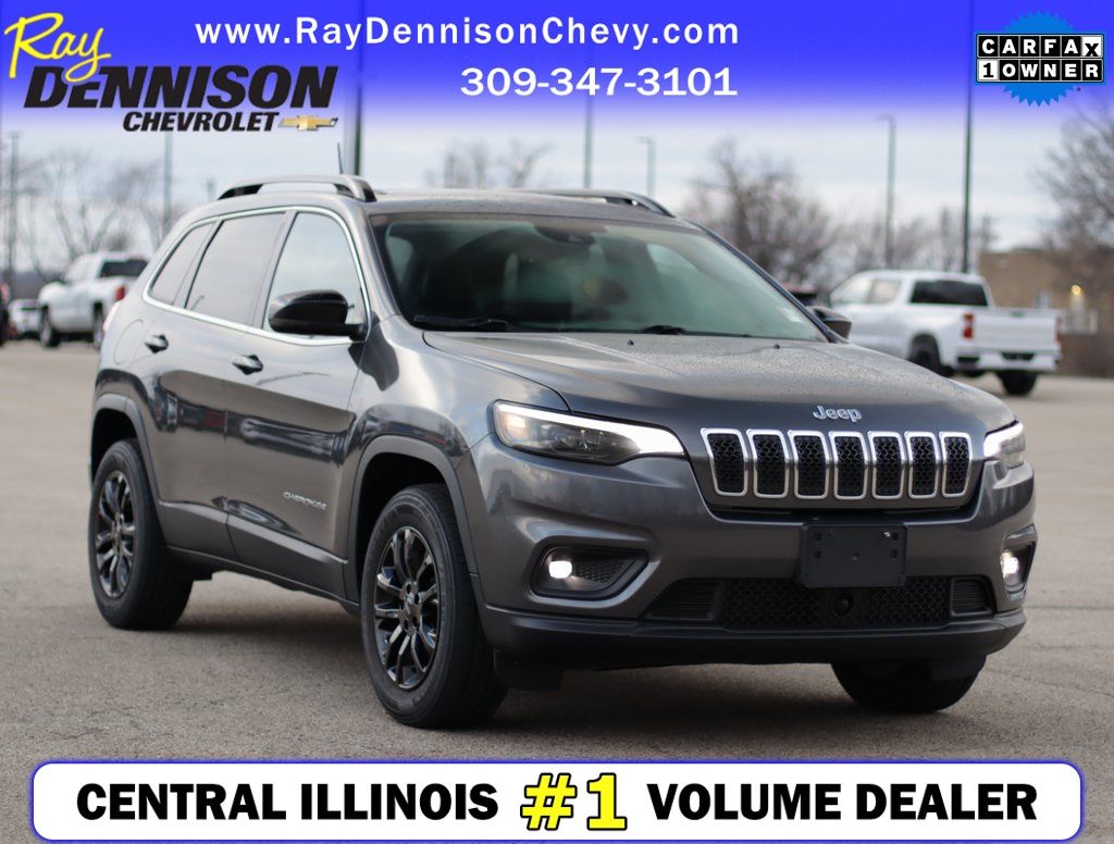 Gray (Granite Crystal Metallic Clearcoat) 2022 Jeep Cherokee Latitude Lux 4WD SUV / Crossover Four-Wheel Drive 9-Speed Automatic