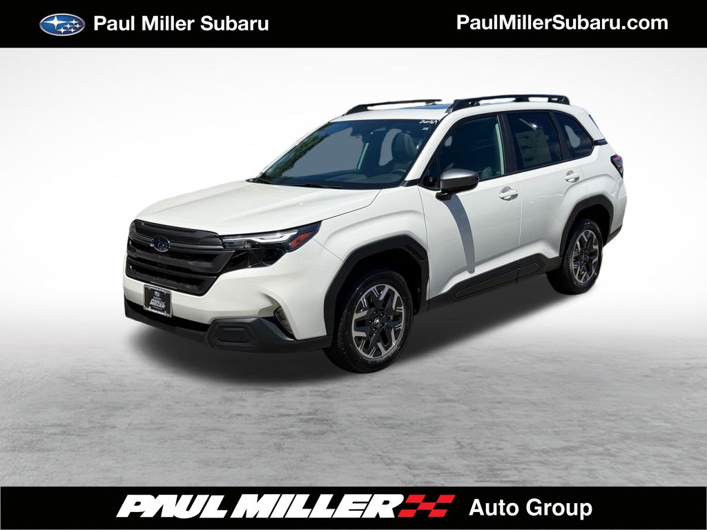 Crystal White Pearl 2026 Subaru Forester SUV / Crossover All-Wheel Drive Continuously Variable Transmission