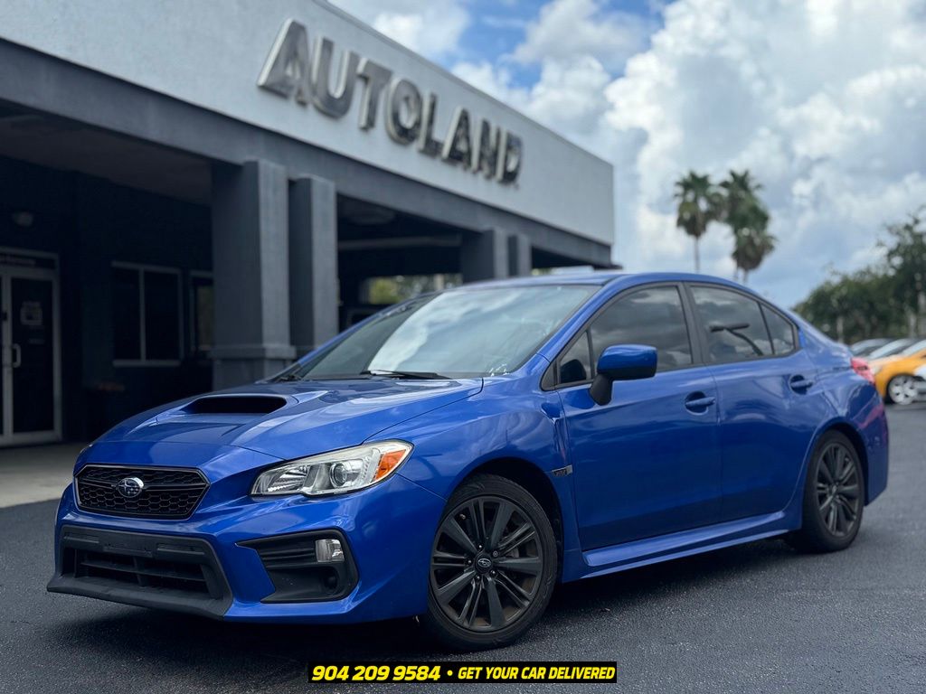 WR Blue Pearl 2018 Subaru WRX Sedan All-Wheel Drive 6-Speed Manual