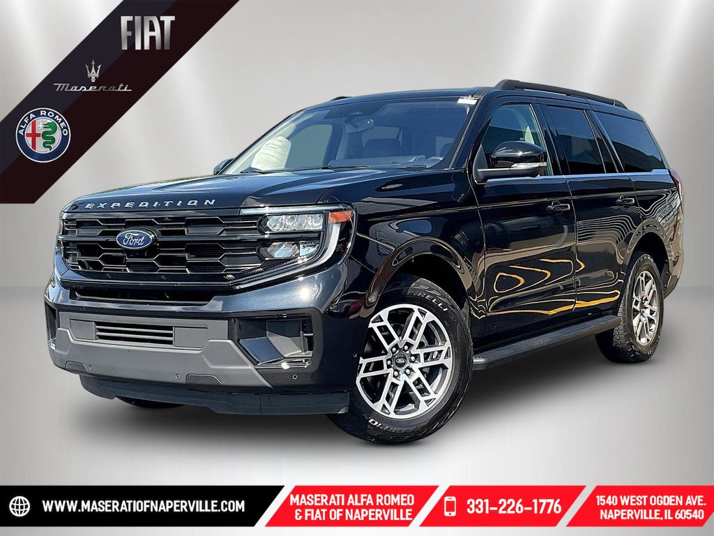 Agate Black Metallic 2025 Ford Expedition SUV / Crossover Four-Wheel Drive Automatic