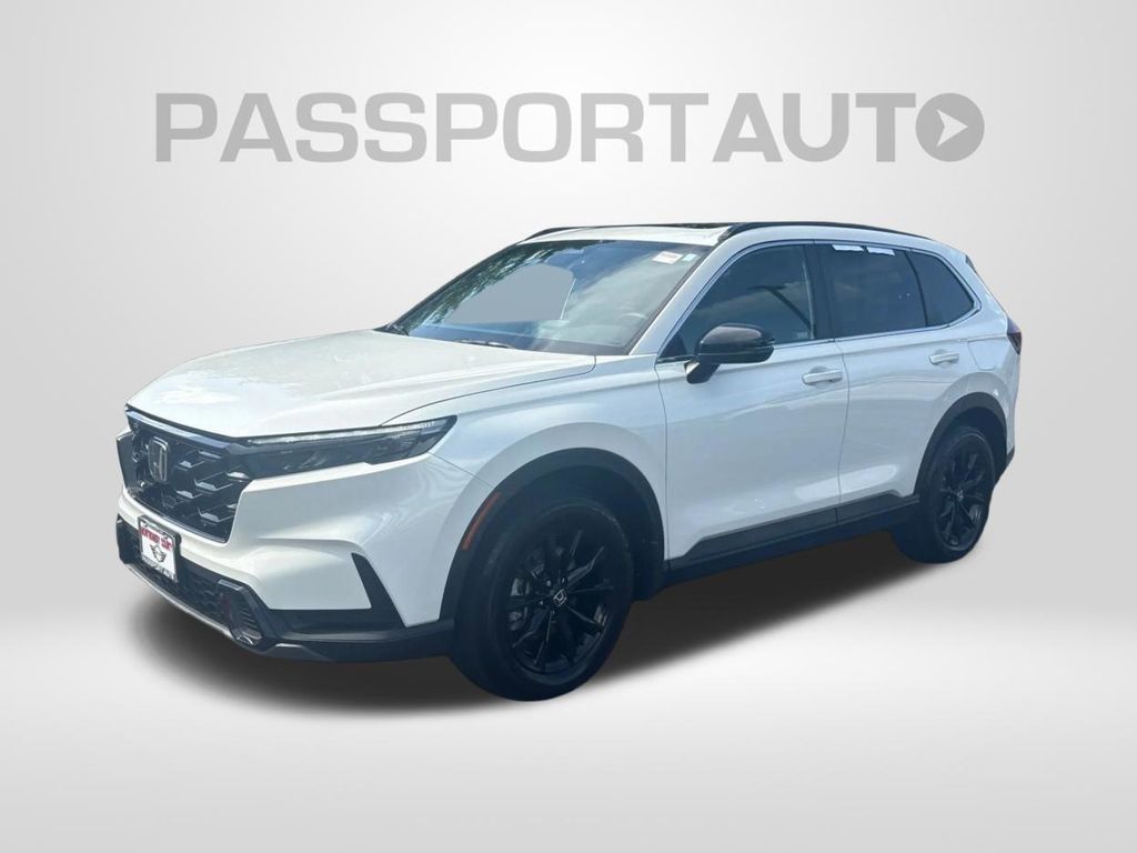 Platinum White Pearl 2025 Honda CR-V Hybrid Sport AWD SUV / Crossover All-Wheel Drive Automatic