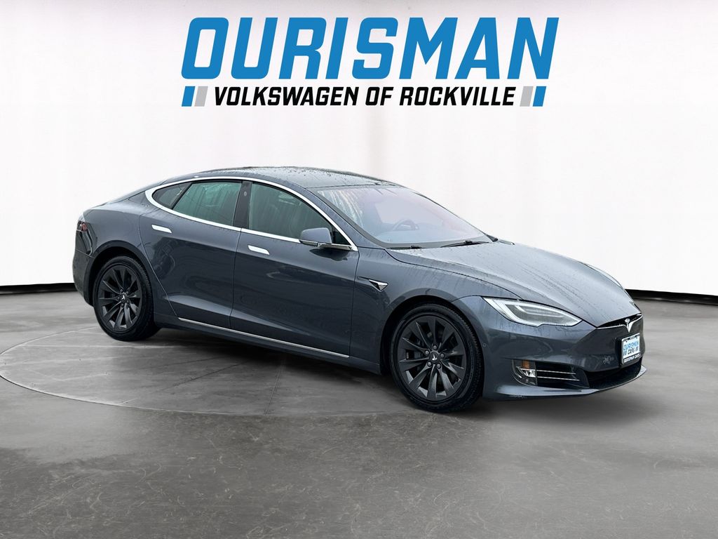 Gray 2019 Tesla Model S Long Range AWD Sedan All-Wheel Drive 1-Speed Automatic