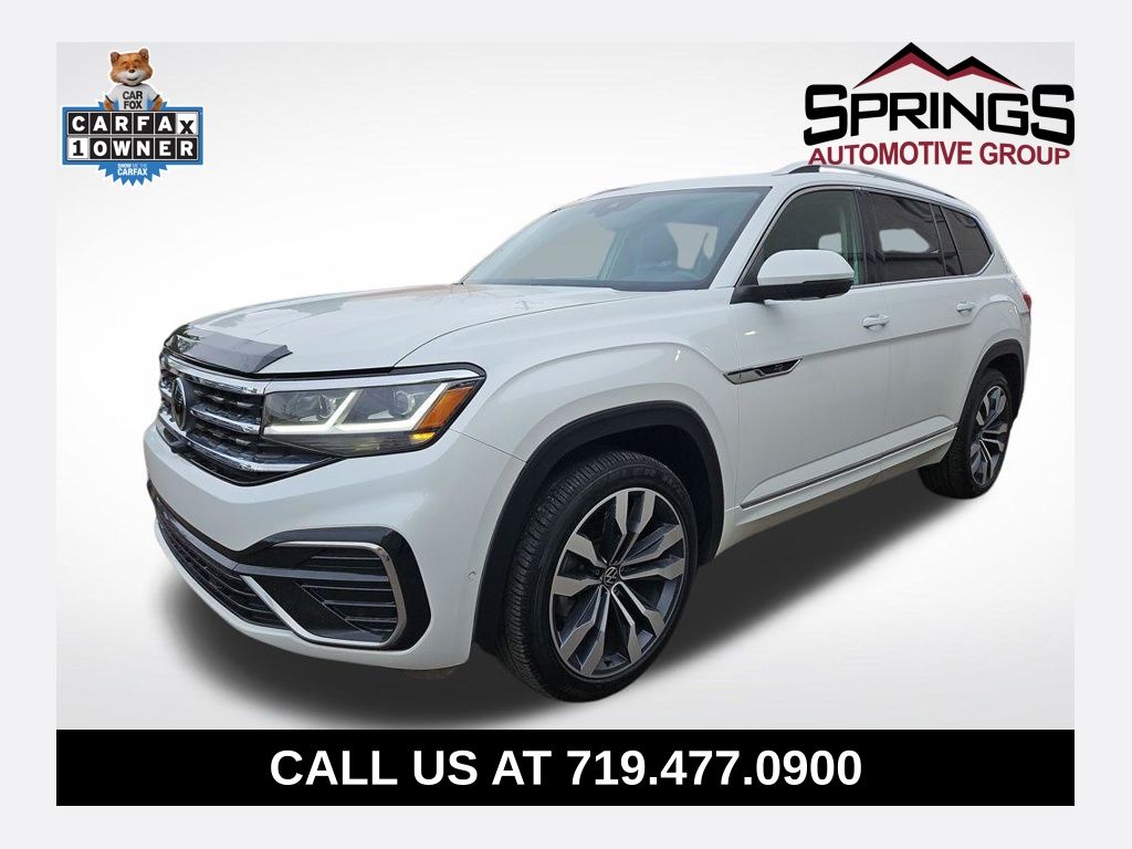 White 2023 Volkswagen Atlas 3.6L SEL Premium R-Line 4Motion AWD SUV / Crossover All-Wheel Drive 8-Speed Automatic