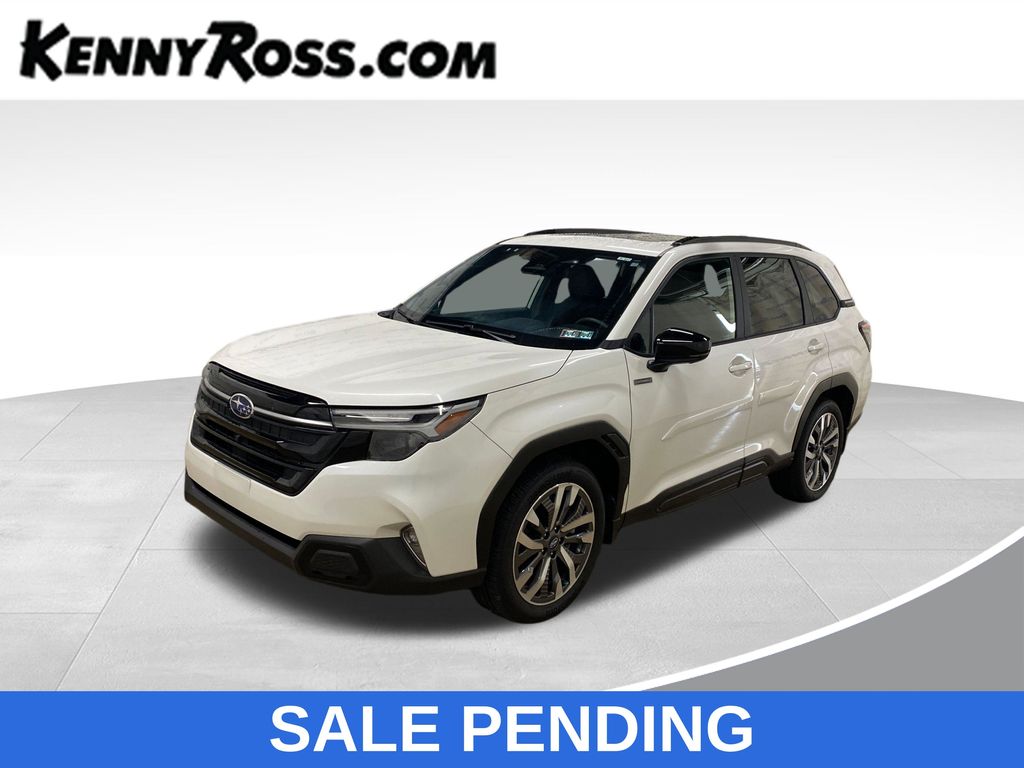 Crystal White Pearl 2025 Subaru Forester Hybrid SUV / Crossover All-Wheel Drive Continuously Variable Transmission