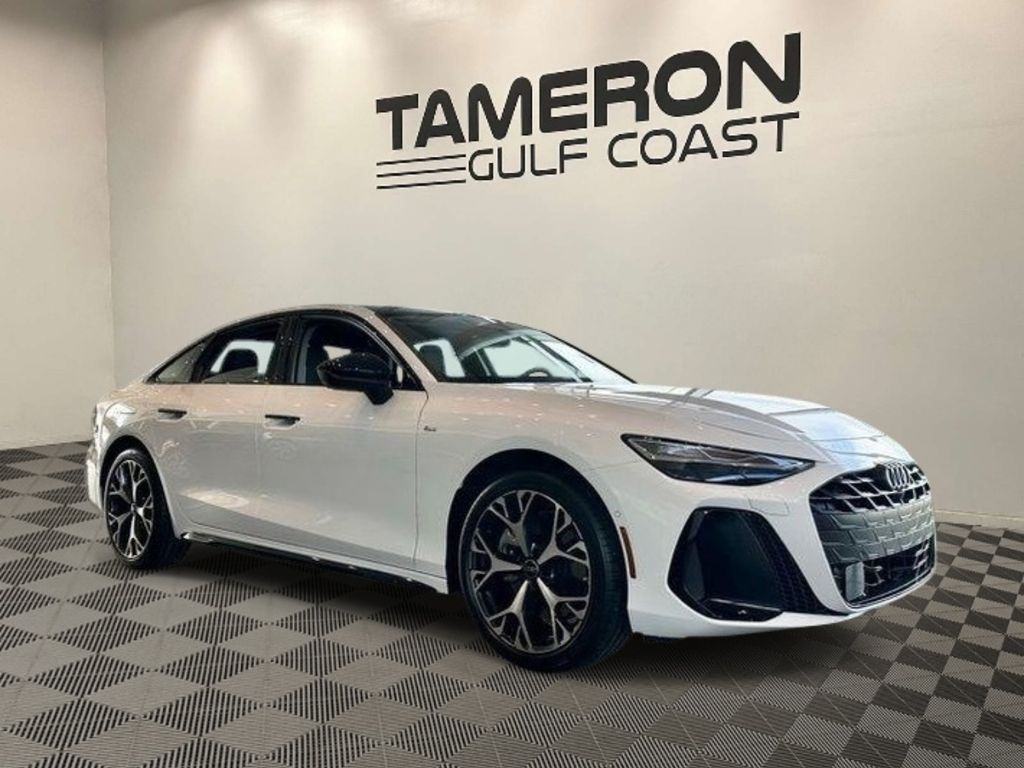 Glacier White Metallic 2026 Audi A6 quattro Progressiv 55 TFSI Sedan 7-Speed Automatic