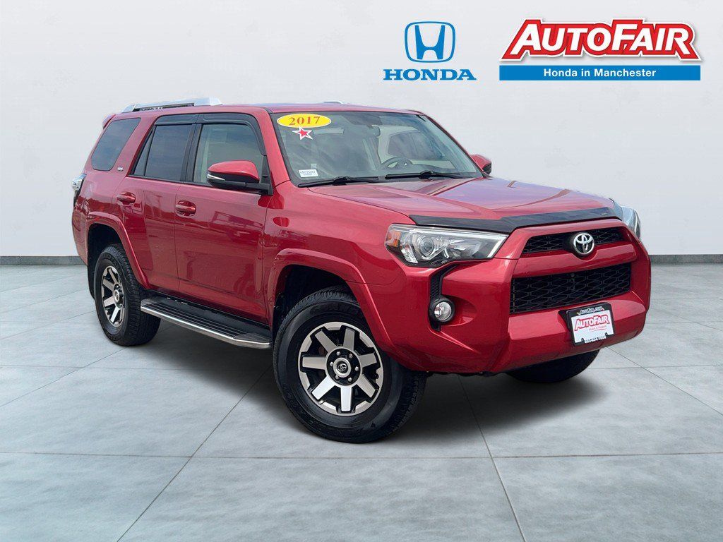 Barcelona Red Metallic 2017 Toyota 4Runner SUV / Crossover Four-Wheel Drive 5-Speed Automatic Overdrive