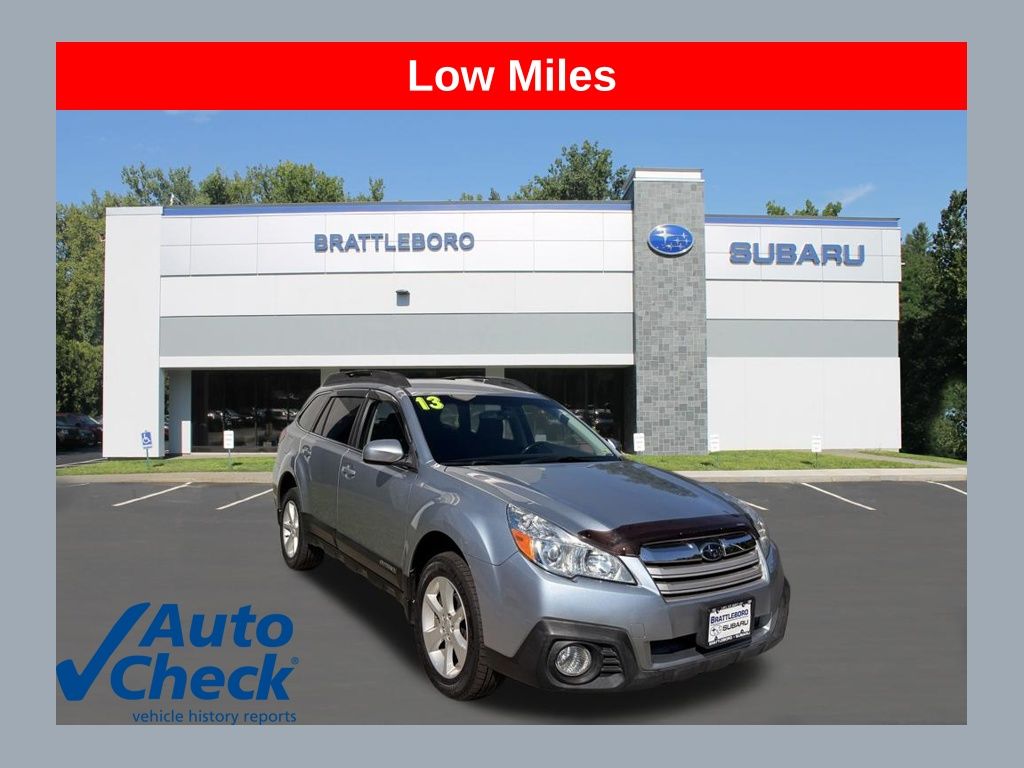Ice Silver Metallic 2013 Subaru Outback Wagon All-Wheel Drive Continuously Variable Transmission