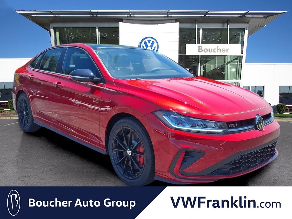 Kings Red Metallic w/Deep Black Roof 2026 Volkswagen Jetta GLI Sedan Front-Wheel Drive 6-Speed Manual