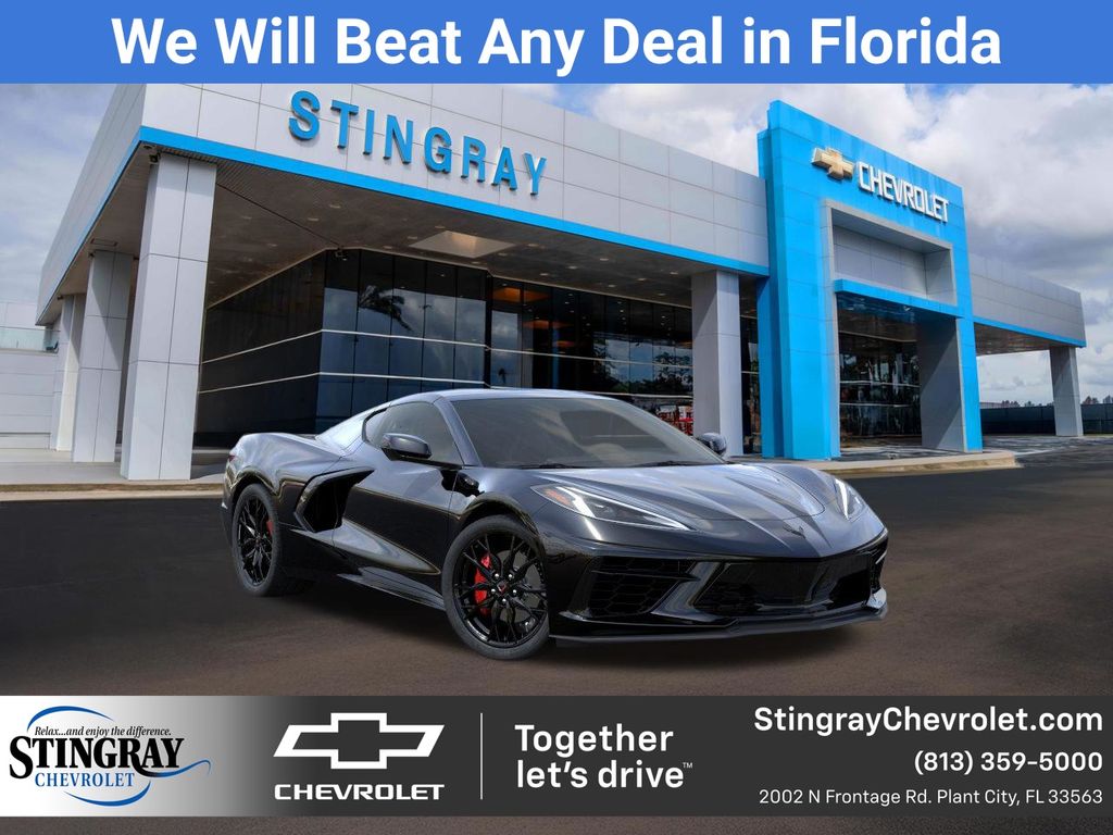 Black 2027 Chevrolet Corvette Coupe Rear-Wheel Drive 8-Speed Dual Clutch