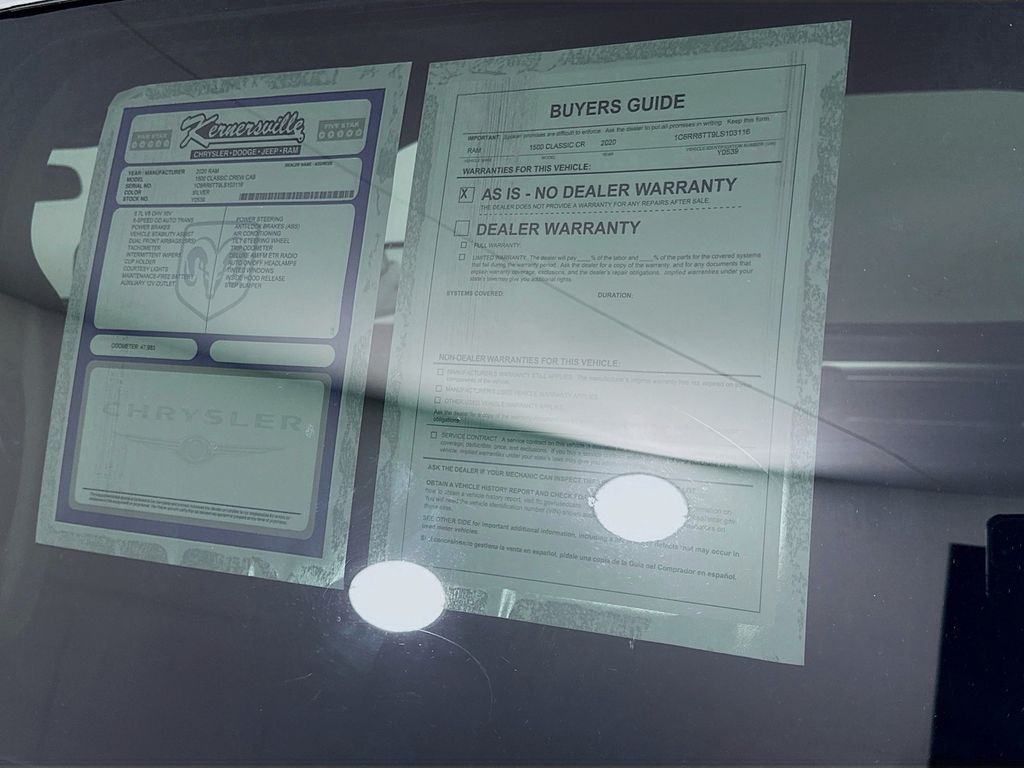 Used 2020 Silver Ram SLT image 36