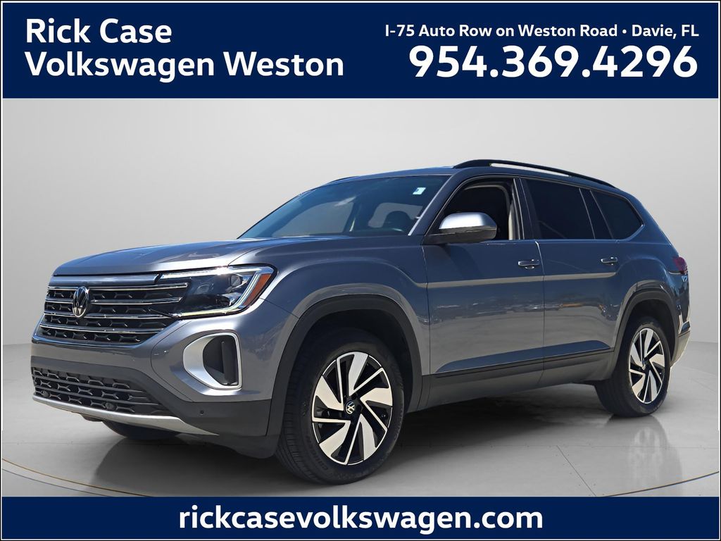 Platinum Gray Metallic 2024 Volkswagen Atlas SUV / Crossover Front-Wheel Drive 8-Speed Automatic