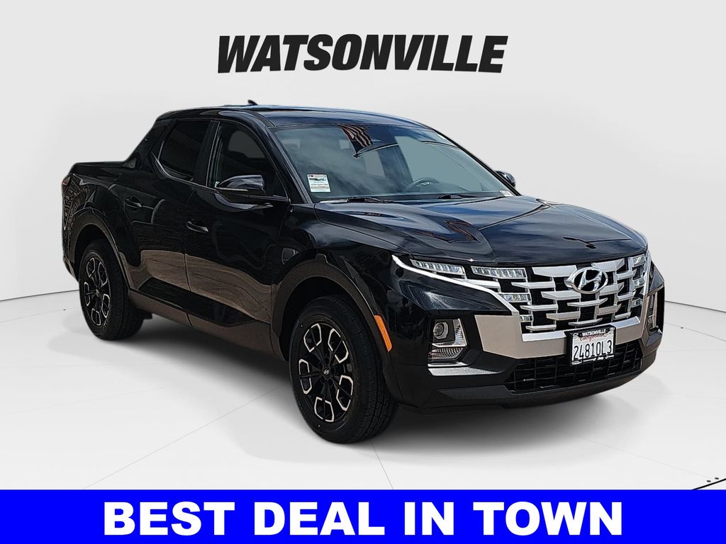 Phantom Black 2022 Hyundai Santa Cruz Pickup Truck All-Wheel Drive 8-Speed Automatic