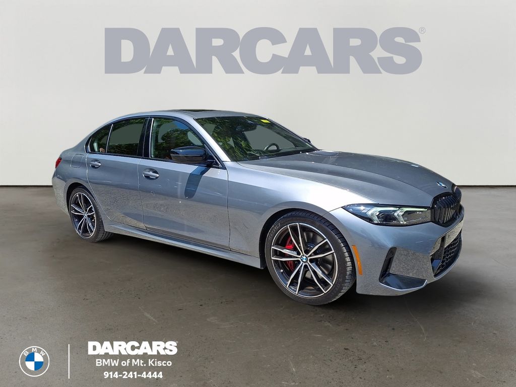 Skyscraper Gray Metallic 2024 BMW 3 Series Sedan All-Wheel Drive 8-Speed Automatic