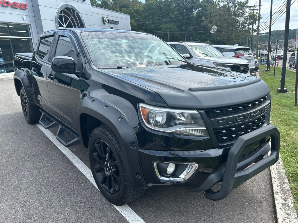 Black 2020 Chevrolet Colorado Pickup Truck Four-Wheel Drive 8-Speed Automatic