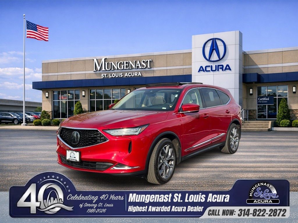 Performance Red Pearl 2023 Acura MDX SH-AWD with Technology Package SUV / Crossover All-Wheel Drive Automatic