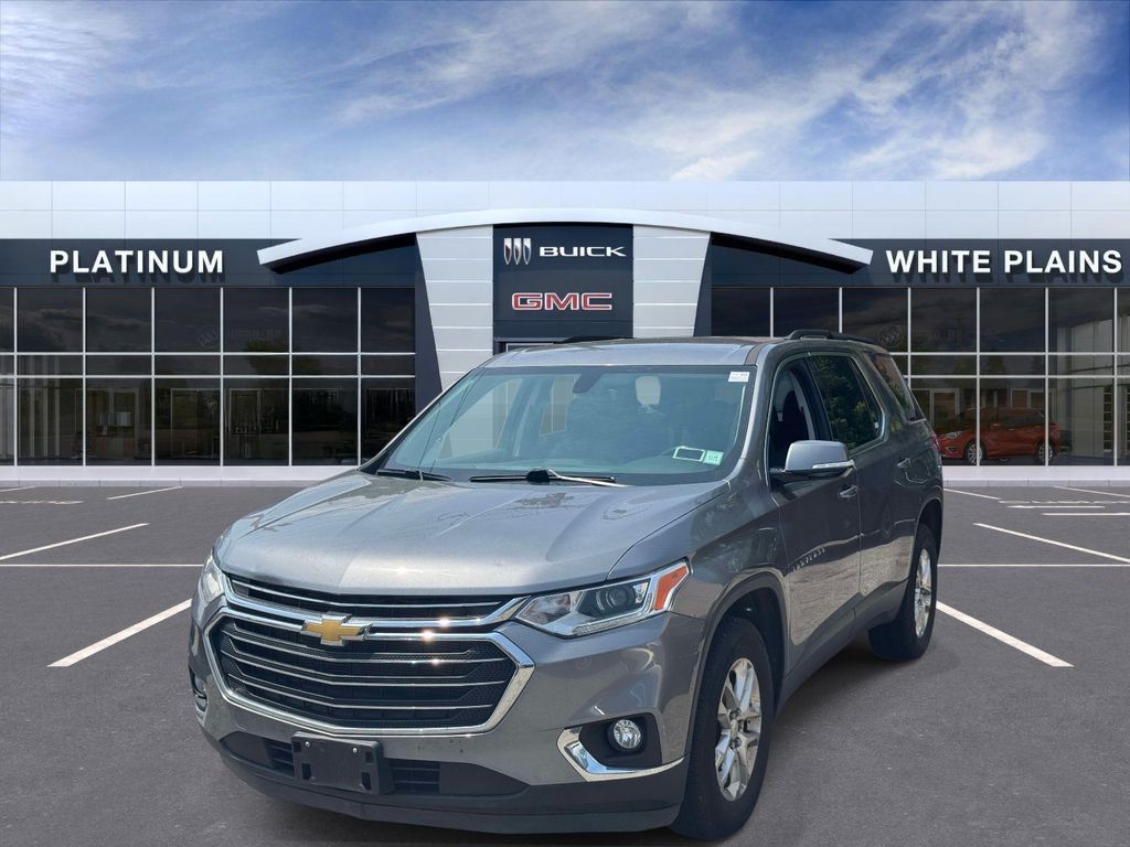 Gray (Satin Steel Metallic) 2020 Chevrolet Traverse SUV / Crossover Four-Wheel Drive 9-Speed Automatic