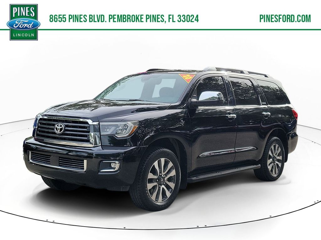 Midnight Black Metallic 2020 Toyota Sequoia SUV / Crossover 4X2 6-Speed Automatic