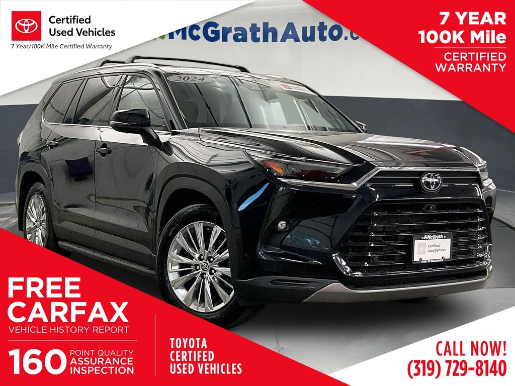 Midnight Black Metallic 2024 Toyota Grand Highlander SUV / Crossover All-Wheel Drive 8-Speed Automatic