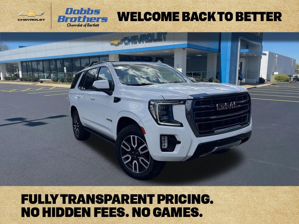Summit White 2023 GMC Yukon SUV / Crossover Four-Wheel Drive
