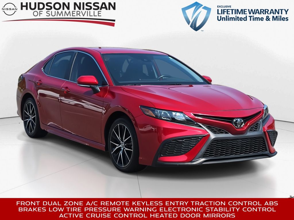 2023 Supersonic Red Toyota Camry SE Sedan