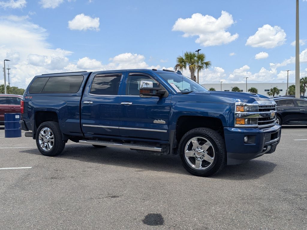 Deep Ocean Blue Metallic 2019 Chevrolet Silverado 2500HD Pickup Truck Four-Wheel Drive 6-Speed Automatic