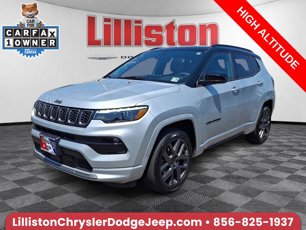 Silver Zynith Metallic Clearcoat 2025 Jeep Compass SUV / Crossover Four-Wheel Drive 8-Speed Automatic