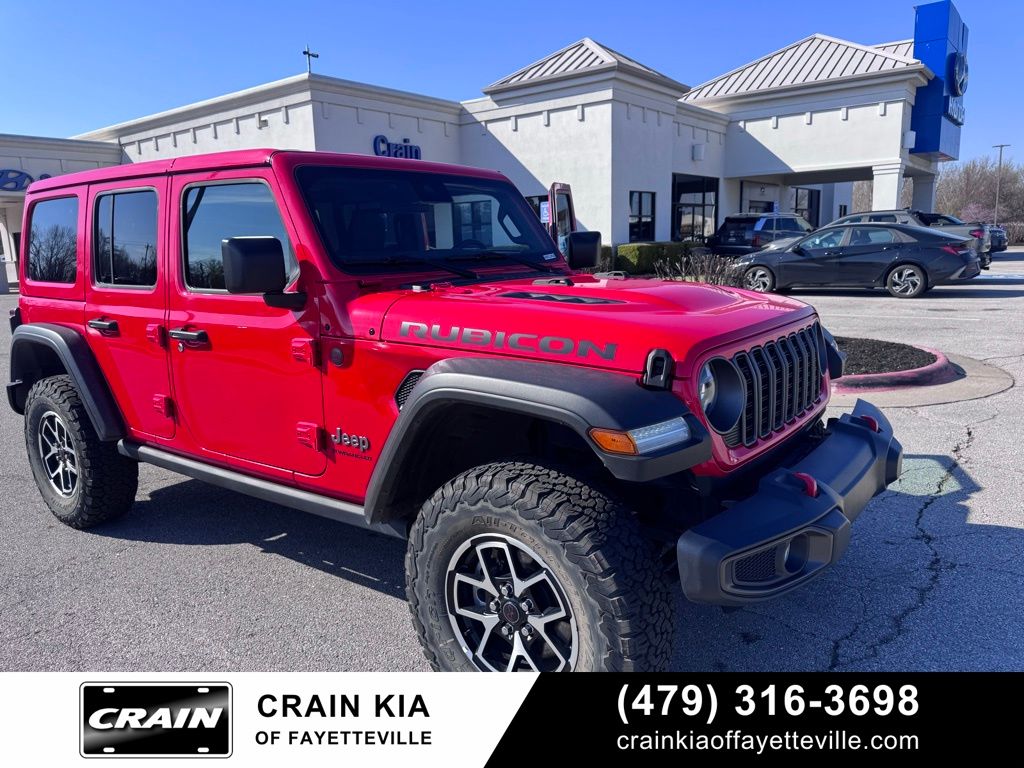 Red Clearcoat 2025 Jeep Wrangler SUV / Crossover Four-Wheel Drive 8-Speed Automatic